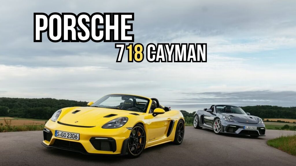 Porsche Ends 718 Cayman and Boxster ICE Era