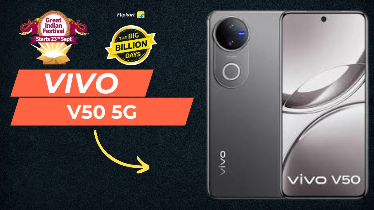 Amazon Vs Flipkart Sale 2025: Where to Buy Vivo V50 5G at the Lowest Price