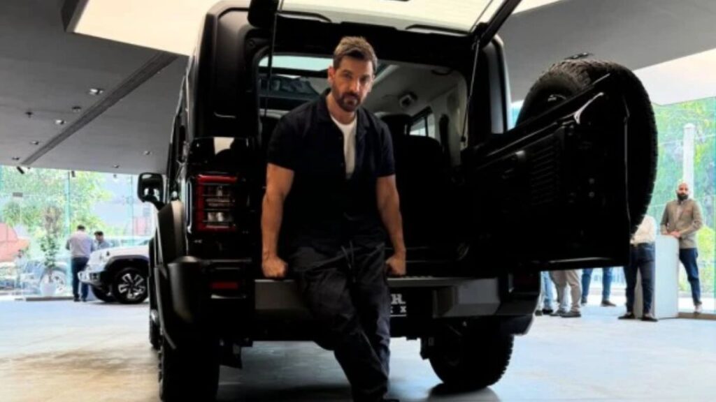Actor John Abraham Expands His Garage With Another Mahindra Thar, Adds A White 3 Door Version Alongside Black 5 Door Thar Roxx